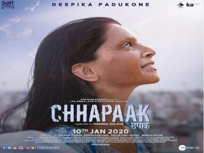 Deepika shares posters of 'Chapaak' with emotional post | Deepika shares posters of 'Chapaak' with emotional post