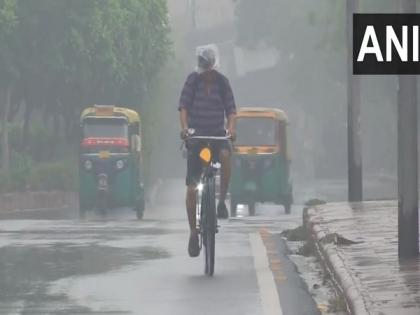 Delhi: Rainfall makes weather pleasant, brings respite from scorching heat | Delhi: Rainfall makes weather pleasant, brings respite from scorching heat
