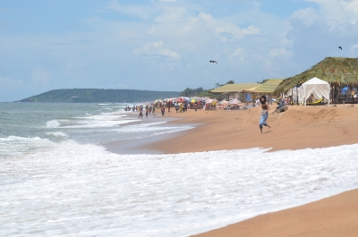 Goa beach visitors advised not to venture into sea | Goa beach visitors advised not to venture into sea