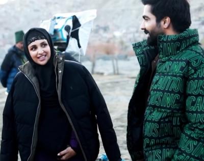 Parineeti shoots at minus 12 degrees, says 'camera froze' | Parineeti shoots at minus 12 degrees, says 'camera froze'