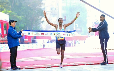 Mumbai Marathon: Ethiopia's Lemi, Haymanot set course records; Gopi wins in Indian section | Mumbai Marathon: Ethiopia's Lemi, Haymanot set course records; Gopi wins in Indian section