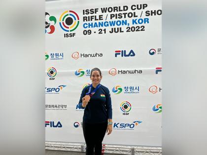 Anjum Moudgil wins 50m 3 positions bronze medal at Changwon Shooting World Cup | Anjum Moudgil wins 50m 3 positions bronze medal at Changwon Shooting World Cup