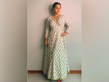 Vidya Balan decks up for E-promotions of 'Shakuntala Devi' in comfy wrap maxi | Vidya Balan decks up for E-promotions of 'Shakuntala Devi' in comfy wrap maxi