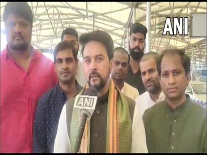 They experiment with issues like hijab, surgical strike during polls as they cannot compete with BJP in development: Anurag Thakur slams Opposition | They experiment with issues like hijab, surgical strike during polls as they cannot compete with BJP in development: Anurag Thakur slams Opposition
