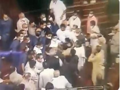 Marshals manhandled, choked, dragged by Congress, CPI-M MPs in Rajya Sabha during pandemonium, says House internal security report | Marshals manhandled, choked, dragged by Congress, CPI-M MPs in Rajya Sabha during pandemonium, says House internal security report