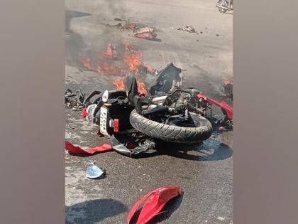 Assam: Man charred to death as bike catches fire in Biswanath | Assam: Man charred to death as bike catches fire in Biswanath