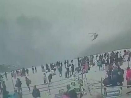 Helicopter carrying Char Dham Yatra pilgrims makes hard landing at Kedarnath helipad; advisory issued | Helicopter carrying Char Dham Yatra pilgrims makes hard landing at Kedarnath helipad; advisory issued