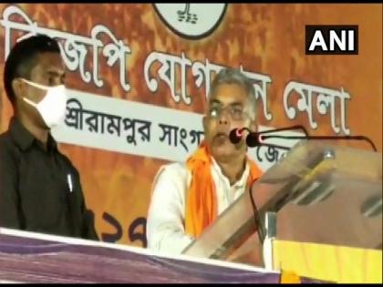 Mamata won't let people of Bengal to avail any benefits of Centre's schemes: Dilip Ghosh | Mamata won't let people of Bengal to avail any benefits of Centre's schemes: Dilip Ghosh Mamata won't let people of Bengal to avail any benefits of Centre's schemes: Dilip Ghosh | Mamata won't let people of Bengal to avail any benefits of Centre's schemes: Dilip Ghosh