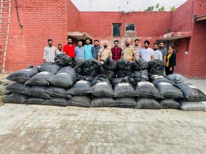 Police recovers 1800 Kg poppy husk in Punjab's Moga, 11 booked | Police recovers 1800 Kg poppy husk in Punjab's Moga, 11 booked