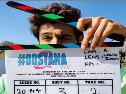 Kartik Aaryan starts shooting for 'Dostana 2' | Kartik Aaryan starts shooting for 'Dostana 2'