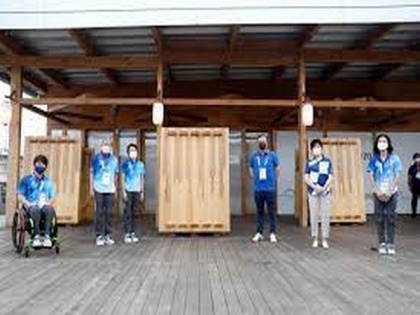 Tokyo 2020 Organising Committee, IPC inaugurate Paralympic Mural at Games village | Tokyo 2020 Organising Committee, IPC inaugurate Paralympic Mural at Games village