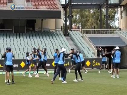 Ind vs Aus: Kohli and boys indulge in 'fun drill' to get charged up before nets | Ind vs Aus: Kohli and boys indulge in 'fun drill' to get charged up before nets