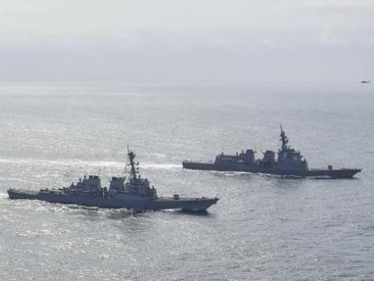 S.Korea, US, Japan hold missile defence drills in East Sea | S.Korea, US, Japan hold missile defence drills in East Sea