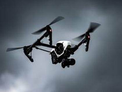 Drone spotted at Indo-Pakistan border in J-K's Ramgarh sector | Drone spotted at Indo-Pakistan border in J-K's Ramgarh sector Drone spotted at Indo-Pakistan border in J-K's Ramgarh sector | Drone spotted at Indo-Pakistan border in J-K's Ramgarh sector