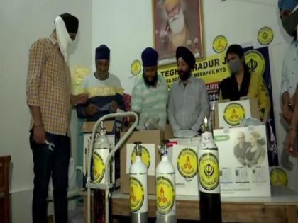 Hyderabad: A Sikh Seva Society helping those under home isolation with oxygen | Hyderabad: A Sikh Seva Society helping those under home isolation with oxygen