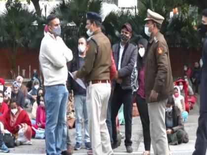 Delhi: Punjab teachers hold protest outside Rahul Gandhi's residence over pay scale | Delhi: Punjab teachers hold protest outside Rahul Gandhi's residence over pay scale