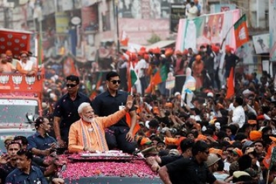 Top BJP leaders to attend PM Modi’s roadshow in Varanasi | Top BJP leaders to attend PM Modi’s roadshow in Varanasi