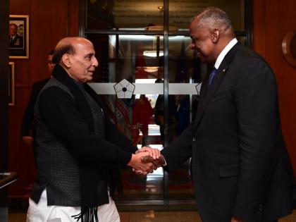Rajnath Singh to hold bilateral talks with US, German counterparts | Rajnath Singh to hold bilateral talks with US, German counterparts