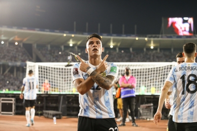 Lautaro Martinez fires Argentina to win over Colombia in WC qualifier | Lautaro Martinez fires Argentina to win over Colombia in WC qualifier