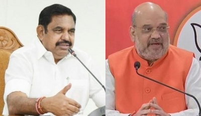 Palaniswami, AIADMK leaders set to meet HM Shah in Chennai today; Panneerselvam awaits appointment | Palaniswami, AIADMK leaders set to meet HM Shah in Chennai today; Panneerselvam awaits appointment Palaniswami, AIADMK leaders set to meet HM Shah in Chennai today; Panneerselvam awaits appointment | Palaniswami, AIADMK leaders set to meet HM Shah in Chennai today; Panneerselvam awaits appointment