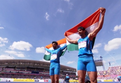 CWG 2022, athletics: Eldhose Paul wins India's first triple jump gold medal; Abdulla Aboobacker bags silver | CWG 2022, athletics: Eldhose Paul wins India's first triple jump gold medal; Abdulla Aboobacker bags silver CWG 2022, athletics: Eldhose Paul wins India's first triple jump gold medal; Abdulla Aboobacker bags silver | CWG 2022, athletics: Eldhose Paul wins India's first triple jump gold medal; Abdulla Aboobacker bags silver