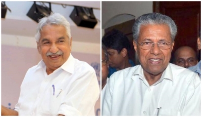 CBI sleuths at Pinarayi's residence to probe assault case against Oommen Chandy | CBI sleuths at Pinarayi's residence to probe assault case against Oommen Chandy