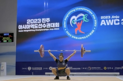 Asian Weightlifting C'ships: Mirabai Chanu finishes sixth with 194kg combined lift | Asian Weightlifting C'ships: Mirabai Chanu finishes sixth with 194kg combined lift