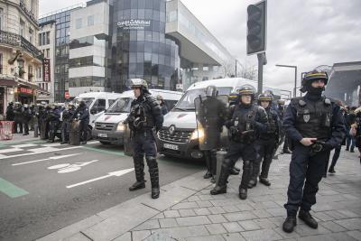 18 arrested in France as protests turn violent | 18 arrested in France as protests turn violent