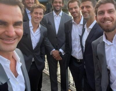 Federer, Djokovic & Co. hit London for Laver Cup photo shoot | Federer, Djokovic & Co. hit London for Laver Cup photo shoot Federer, Djokovic & Co. hit London for Laver Cup photo shoot | Federer, Djokovic & Co. hit London for Laver Cup photo shoot