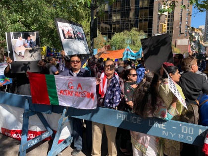 New York: MQM holds protest against Pakistan atrocities on Mohajirs | New York: MQM holds protest against Pakistan atrocities on Mohajirs