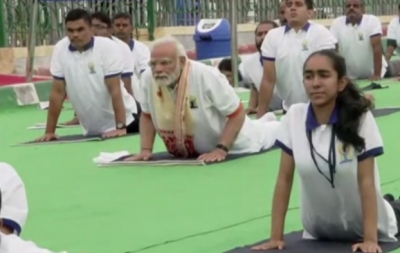 Yoga a way of life, says Modi after inaugurating Yoga Day celebrations | Yoga a way of life, says Modi after inaugurating Yoga Day celebrations