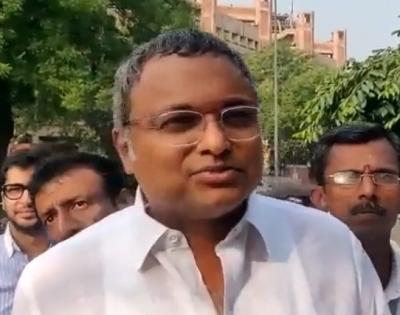 Chinese visa scam case: Karti Chidambaram appears before CBI | Chinese visa scam case: Karti Chidambaram appears before CBI Chinese visa scam case: Karti Chidambaram appears before CBI | Chinese visa scam case: Karti Chidambaram appears before CBI