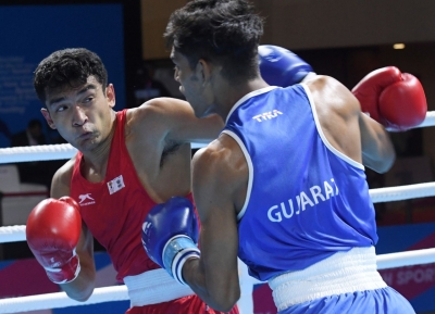 National Games boxing: Simranjit, Shiva, Saweety win easy to advance to next round | National Games boxing: Simranjit, Shiva, Saweety win easy to advance to next round