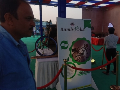 'Bambooka', a bicycle made of bamboo costs Rs 5Ok | 'Bambooka', a bicycle made of bamboo costs Rs 5Ok