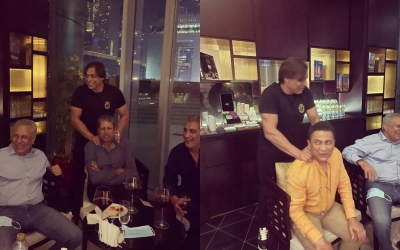 T20 World Cup: Shoaib Akhtar 'chills out with' Kapil, Gavaskar ahead of Indo-Pak tie | T20 World Cup: Shoaib Akhtar 'chills out with' Kapil, Gavaskar ahead of Indo-Pak tie