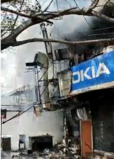 Fire at Delhi's Lajpat Nagar market | Fire at Delhi's Lajpat Nagar market