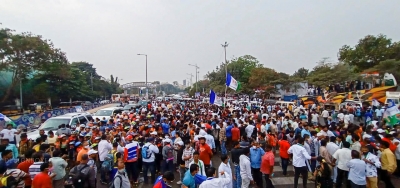 Andhra protests Vizag steel plant privatization | Andhra protests Vizag steel plant privatization