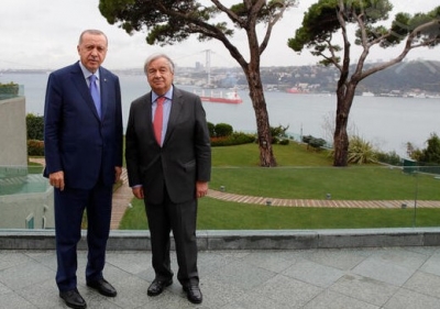 UN chief, Turkish Prez promise to work for peace in Ukraine | UN chief, Turkish Prez promise to work for peace in Ukraine