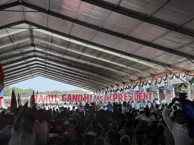 At Delhi rally, Cong workers demand Rahul as chief | At Delhi rally, Cong workers demand Rahul as chief