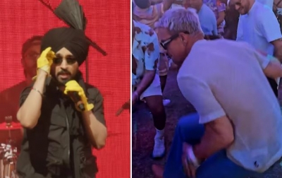 Diplo grooves to Diljit Dosanjh's music at Coachella | Diplo grooves to Diljit Dosanjh's music at Coachella