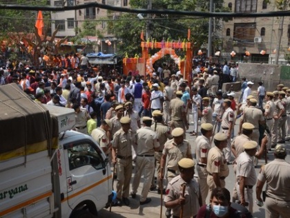 Hanuman Jayanti 2024: Police Security Beefed Up in Delhi’s Jahangirpuri | Hanuman Jayanti 2024: Police Security Beefed Up in Delhi’s Jahangirpuri