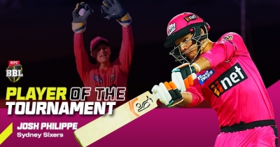 Josh Philippe named BBL 10 Player of the Tournament | Josh Philippe named BBL 10 Player of the Tournament