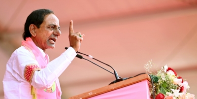 KCR's national politics to take wing on TRS aircraft | KCR's national politics to take wing on TRS aircraft