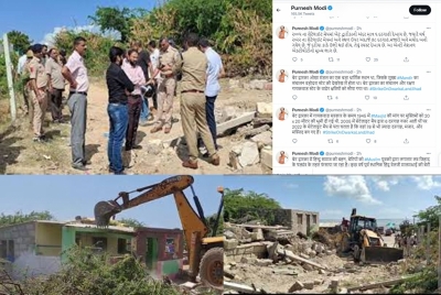 Gujarat Minister justifies demolition drive in sensitive island Bet Dwarka | Gujarat Minister justifies demolition drive in sensitive island Bet Dwarka