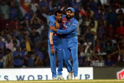 Rohit promises 'dinner treat' for Chahal | Rohit promises 'dinner treat' for Chahal