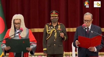 New Chief Justice of B'desh Hasan Foez Siddique sworn in | New Chief Justice of B'desh Hasan Foez Siddique sworn in