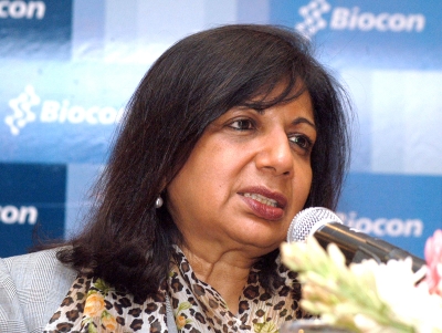 Kiran Mazumdar Shaw among world's top 20 in biopharma | Kiran Mazumdar Shaw among world's top 20 in biopharma