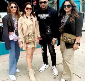 Nushrratt Bharuccha, Honey Singh shooting in LA for new song | Nushrratt Bharuccha, Honey Singh shooting in LA for new song