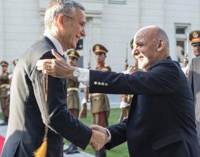 NATO chief, Ghani discuss troops level adjustment | NATO chief, Ghani discuss troops level adjustment