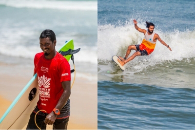 Manikandan bags best score as Tamil Nadu dominate opening day of Indian Open of Surfing | Manikandan bags best score as Tamil Nadu dominate opening day of Indian Open of Surfing